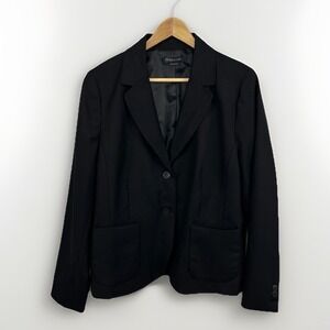 Pendleton NWT Black Blazer Womens 16 Flannel‎ 100% Wool Jacket Office Dressy USA